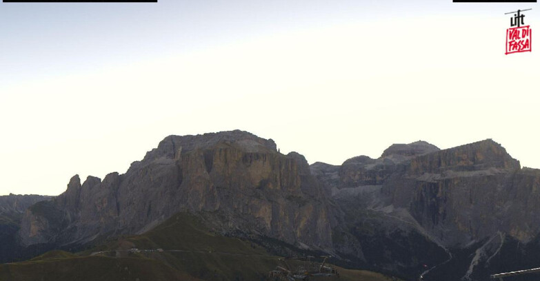Webcam Campitello-Mazzin-Col Rodella - Canazei - Passo Pordoi - Sass Pordoi