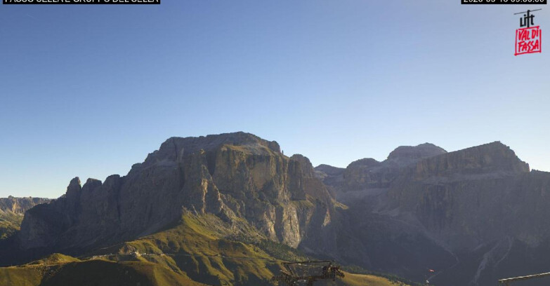 Webcam Campitello-Mazzin-Col Rodella - Canazei - Passo Pordoi - Sass Pordoi