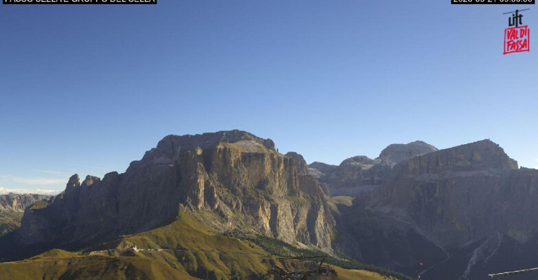 Webcam Campitello-Mazzin-Col Rodella - Canazei - Passo Pordoi - Sass Pordoi