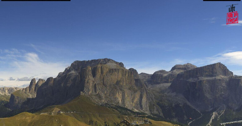 Webcam Campitello-Mazzin-Col Rodella - Canazei - Passo Pordoi - Sass Pordoi