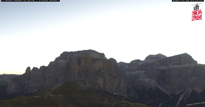 Webcam Кампителло-Маццин-Кол-Роделла  - Canazei - Passo Pordoi - Sass Pordoi