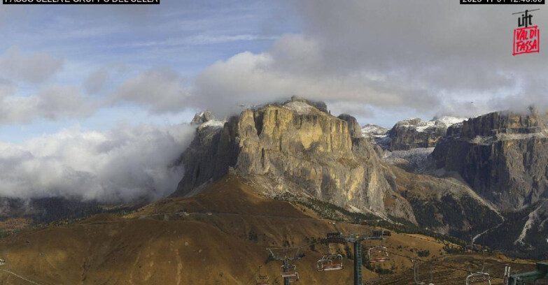 Webcam Campitello-Mazzin-Col Rodella  - Campitello di Fassa - Canazei - Gruppo del Sella