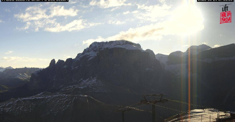Webcam Campitello-Mazzin-Col Rodella  - Campitello di Fassa - Canazei - Gruppo del Sella