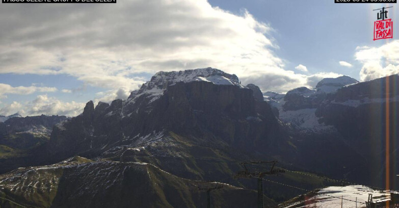 Webcam Campitello-Mazzin-Col Rodella  - Campitello di Fassa - Canazei - Gruppo del Sella