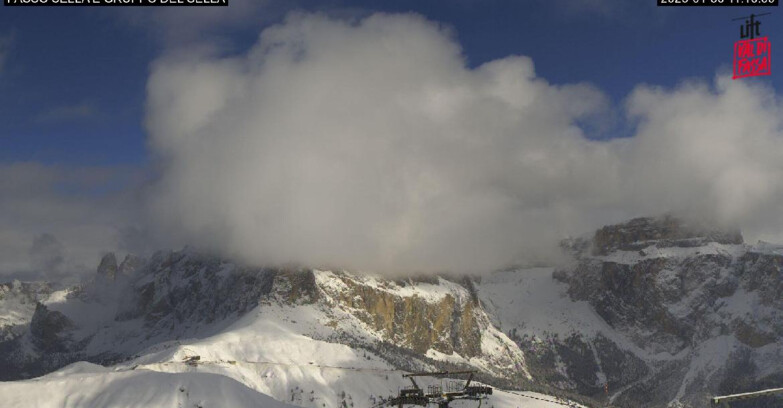 Webcam Campitello-Mazzin-Col Rodella - Campitello di Fassa - Canazei - Gruppo del Sella