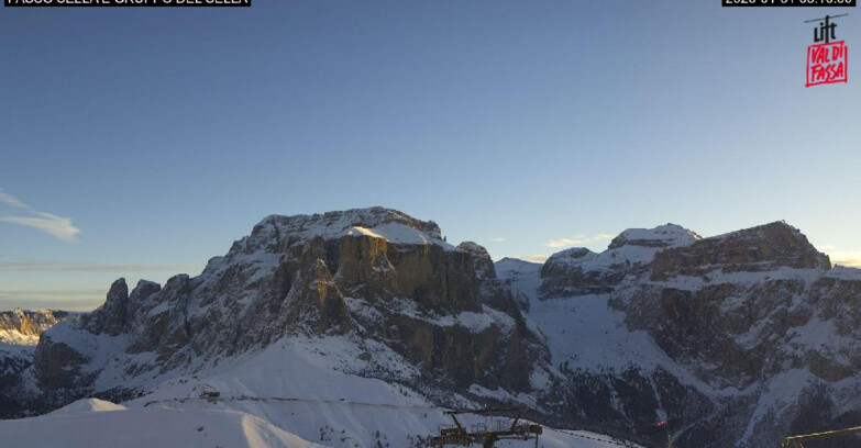 Webcam Campitello-Mazzin-Col Rodella - Campitello di Fassa - Canazei - Gruppo del Sella