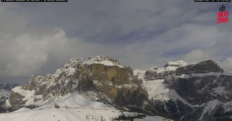 Webcam Кампителло-Маццин-Кол-Роделла  - Campitello di Fassa - Canazei - Gruppo del Sella