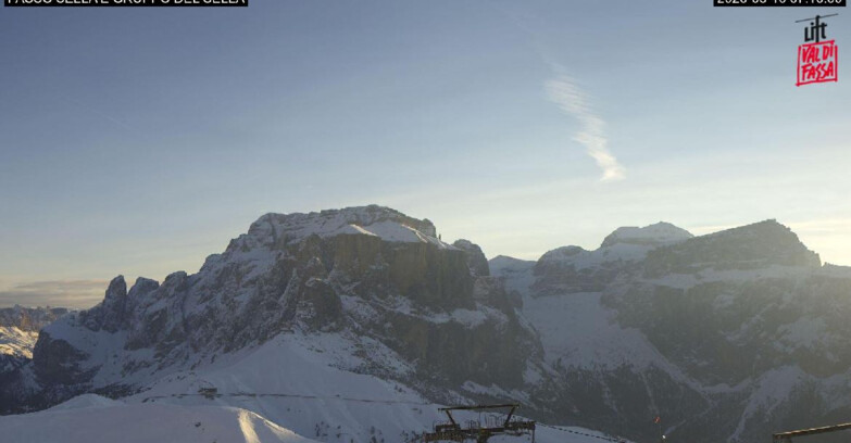 Webcam Кампителло-Маццин-Кол-Роделла  - Campitello di Fassa - Canazei - Gruppo del Sella