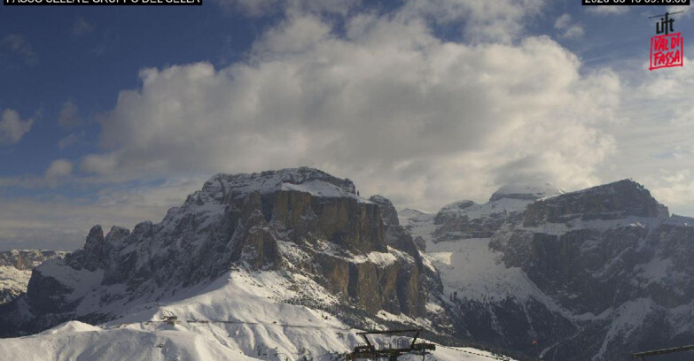 Webcam Кампителло-Маццин-Кол-Роделла  - Campitello di Fassa - Canazei - Gruppo del Sella
