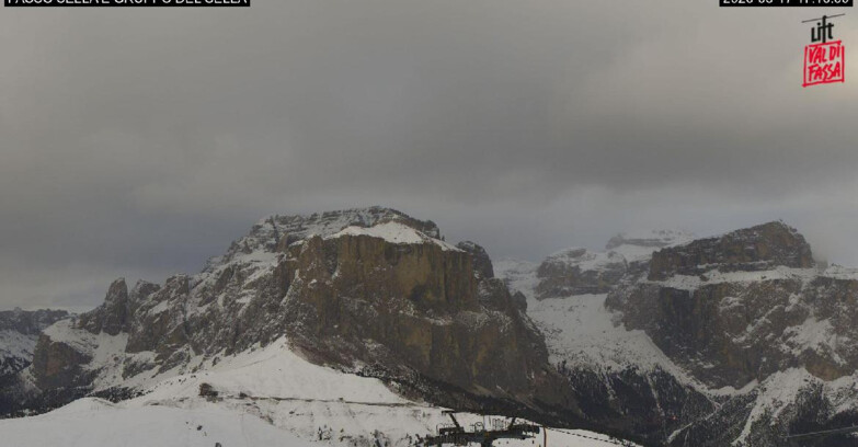 Webcam Campitello-Mazzin-Col Rodella - Campitello di Fassa - Canazei - Gruppo del Sella