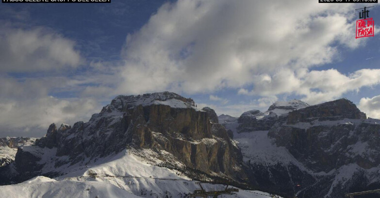 Webcam Campitello-Mazzin-Col Rodella  - Campitello di Fassa - Canazei - Gruppo del Sella
