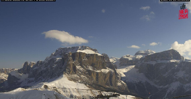 Webcam Campitello-Mazzin-Col Rodella - Campitello di Fassa - Canazei - Gruppo del Sella