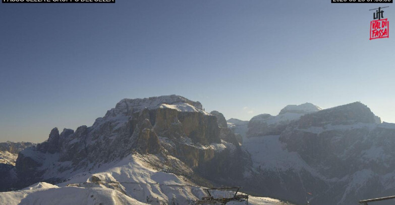 Webcam Campitello-Mazzin-Col Rodella - Campitello di Fassa - Canazei - Gruppo del Sella