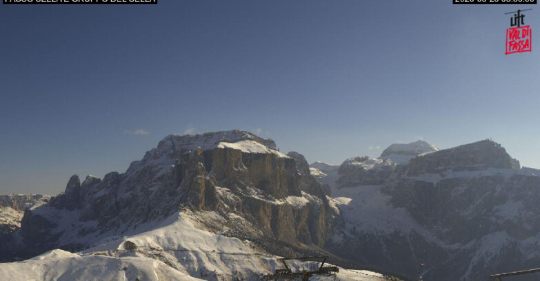 Webcam Campitello-Mazzin-Col Rodella - Campitello di Fassa - Canazei - Gruppo del Sella
