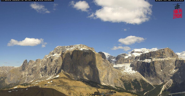 Webcam Campitello-Mazzin-Col Rodella  - Campitello di Fassa - Canazei - Gruppo del Sella