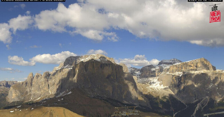 Webcam Campitello-Mazzin-Col Rodella  - Campitello di Fassa - Canazei - Gruppo del Sella