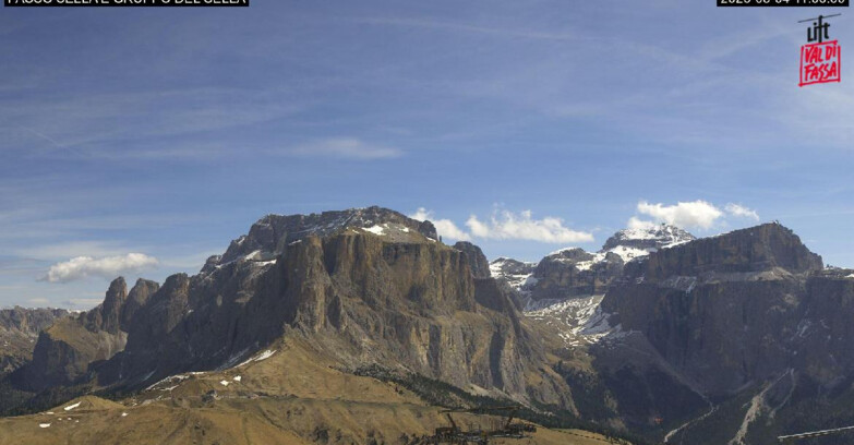 Webcam Campitello-Mazzin-Col Rodella - Campitello di Fassa - Canazei - Gruppo del Sella