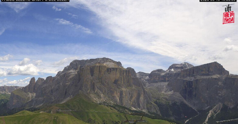Webcam Campitello-Mazzin-Col Rodella - Campitello di Fassa - Canazei - Gruppo del Sella