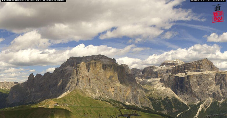 Webcam Campitello-Mazzin-Col Rodella - Campitello di Fassa - Canazei - Gruppo del Sella