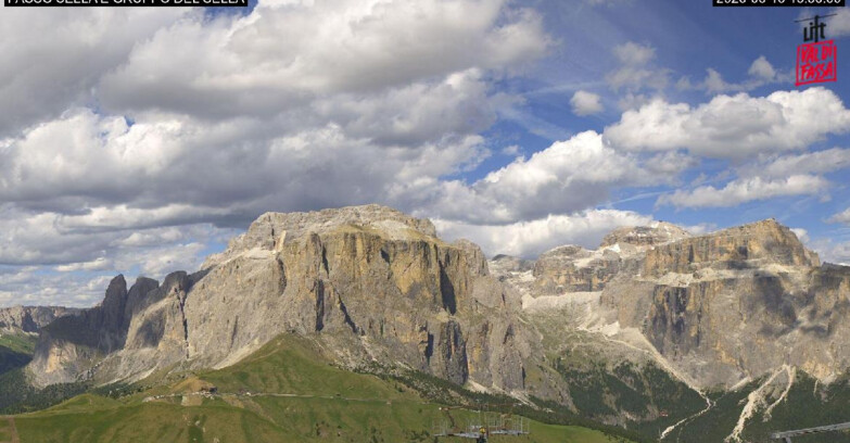 Webcam Campitello-Mazzin-Col Rodella - Campitello di Fassa - Canazei - Gruppo del Sella