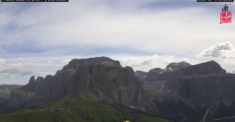 Webcam Campitello-Mazzin-Col Rodella - Campitello di Fassa - Canazei - Gruppo del Sella