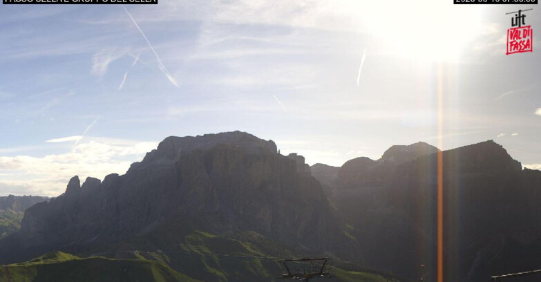 Webcam Campitello-Mazzin-Col Rodella - Campitello di Fassa - Canazei - Gruppo del Sella