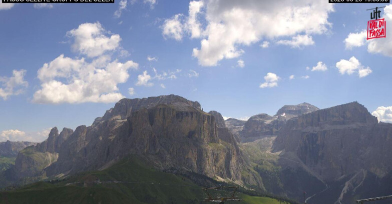 Webcam Кампителло-Маццин-Кол-Роделла  - Campitello di Fassa - Canazei - Gruppo del Sella