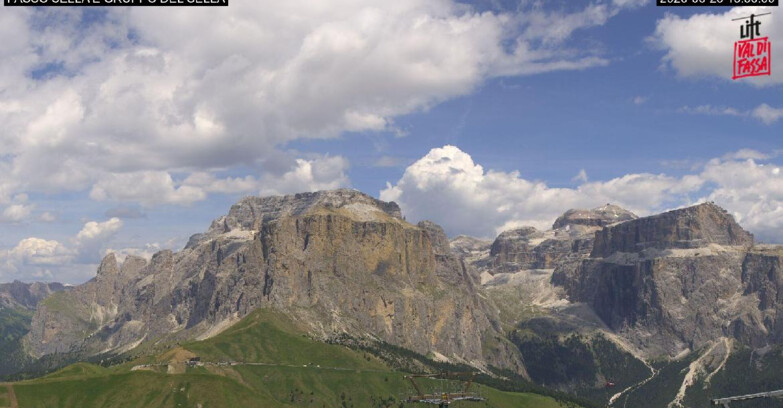 Webcam Кампителло-Маццин-Кол-Роделла  - Campitello di Fassa - Canazei - Gruppo del Sella