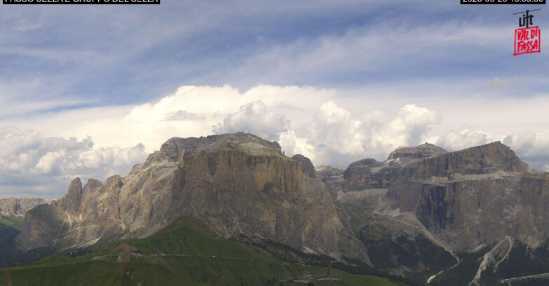 Webcam Campitello-Mazzin-Col Rodella  - Campitello di Fassa - Canazei - Gruppo del Sella