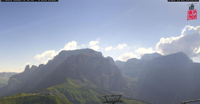 Webcam Кампителло-Маццин-Кол-Роделла  - Campitello di Fassa - Canazei - Gruppo del Sella