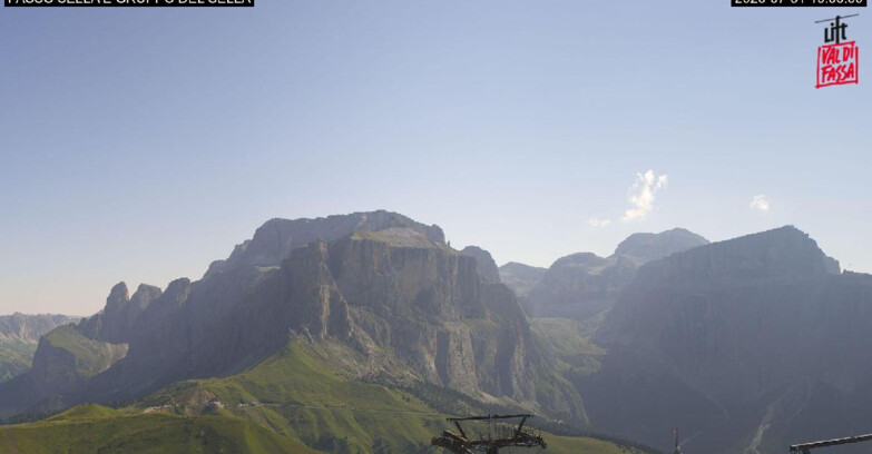 Webcam Campitello-Mazzin-Col Rodella  - Campitello di Fassa - Canazei - Gruppo del Sella