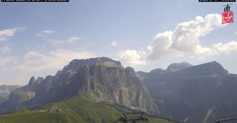 Webcam Campitello-Mazzin-Col Rodella  - Campitello di Fassa - Canazei - Gruppo del Sella