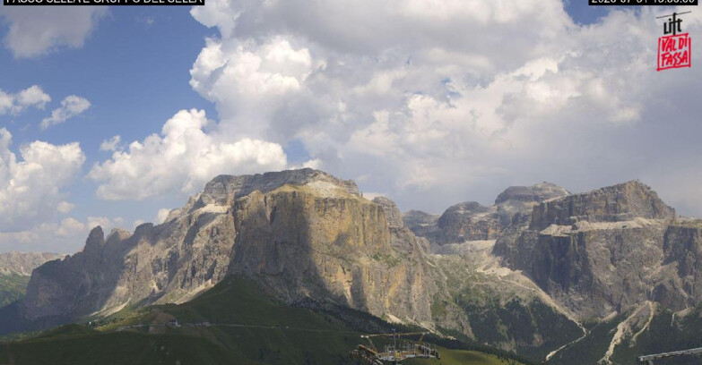 Webcam Campitello-Mazzin-Col Rodella  - Campitello di Fassa - Canazei - Gruppo del Sella