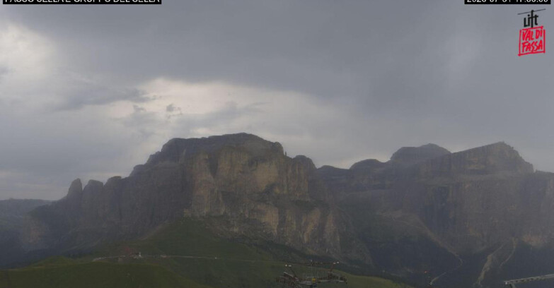 Webcam Campitello-Mazzin-Col Rodella  - Campitello di Fassa - Canazei - Gruppo del Sella