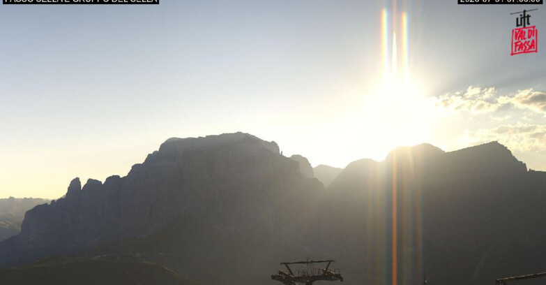 Webcam Campitello-Mazzin-Col Rodella - Campitello di Fassa - Canazei - Gruppo del Sella