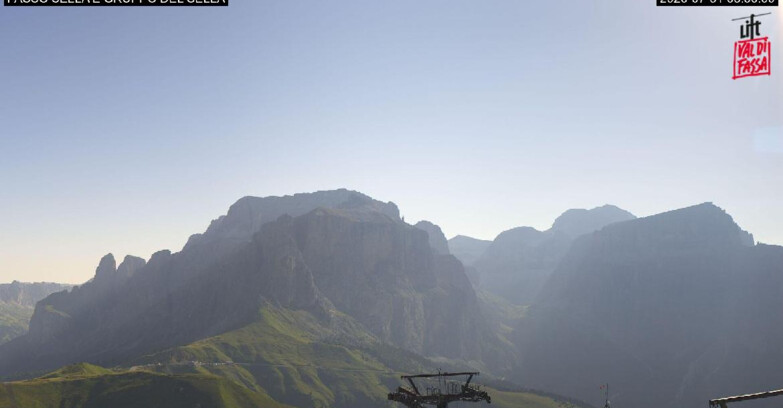 Webcam Campitello-Mazzin-Col Rodella - Campitello di Fassa - Canazei - Gruppo del Sella