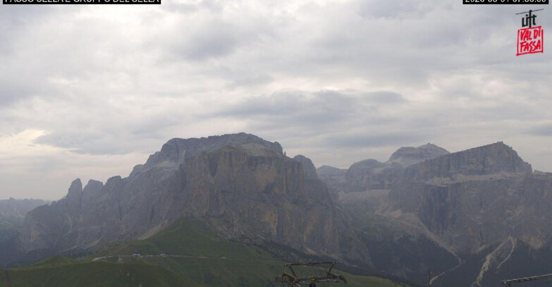 Webcam Campitello-Mazzin-Col Rodella - Campitello di Fassa - Canazei - Gruppo del Sella