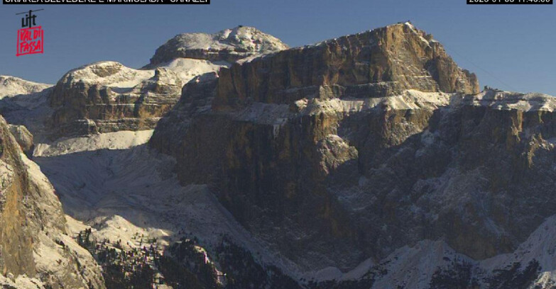 Webcam Campitello-Mazzin-Col Rodella  - Canazei - Marmolada