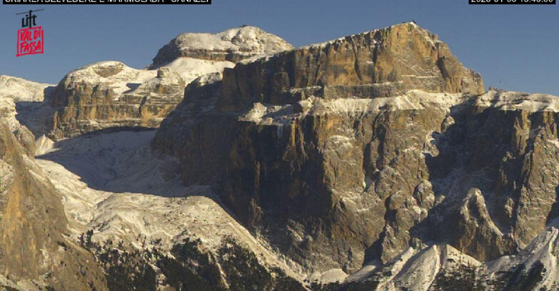 Webcam Campitello-Mazzin-Col Rodella  - Canazei - Marmolada