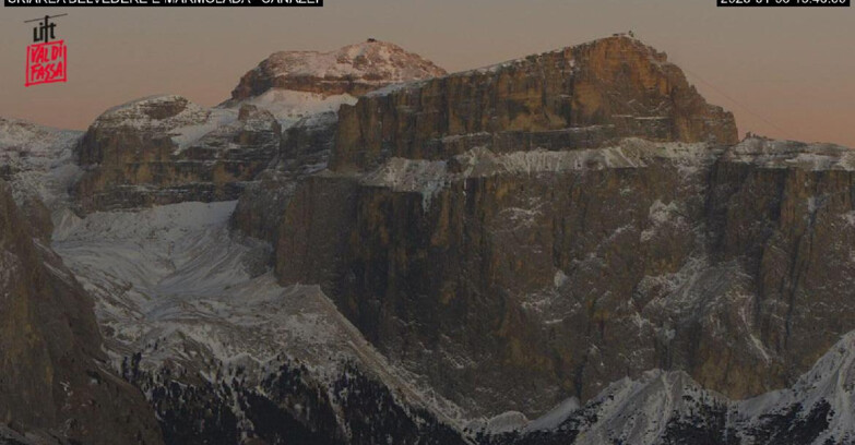 Webcam Campitello-Mazzin-Col Rodella  - Canazei - Marmolada