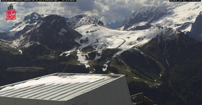 Webcam Campitello-Mazzin-Col Rodella  - Canazei - Marmolada
