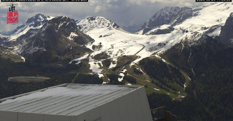 Webcam Campitello-Mazzin-Col Rodella  - Canazei - Marmolada
