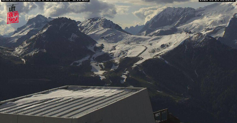 Webcam Campitello-Mazzin-Col Rodella  - Canazei - Marmolada