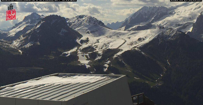 Webcam Campitello-Mazzin-Col Rodella  - Canazei - Marmolada