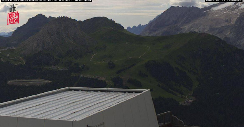 Webcam Campitello-Mazzin-Col Rodella - Canazei - Marmolada