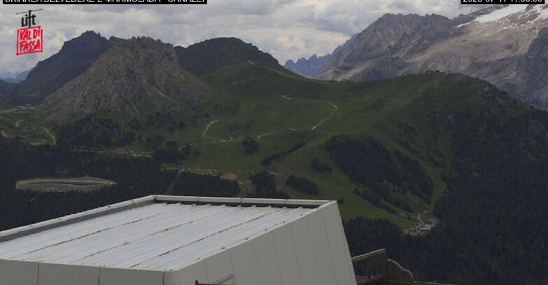 Webcam Campitello-Mazzin-Col Rodella - Canazei - Marmolada