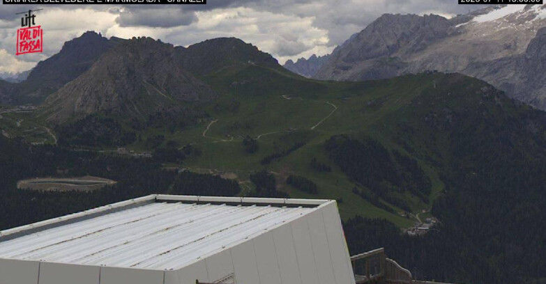 Webcam Campitello-Mazzin-Col Rodella - Canazei - Marmolada