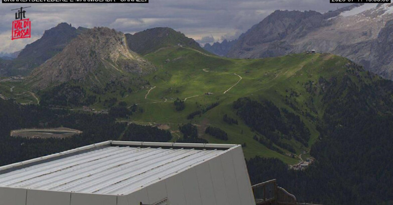 Webcam Campitello-Mazzin-Col Rodella - Canazei - Marmolada