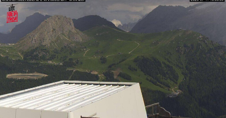 Webcam Campitello-Mazzin-Col Rodella - Canazei - Marmolada