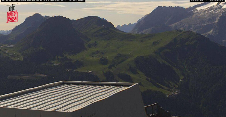 Webcam Campitello-Mazzin-Col Rodella - Canazei - Marmolada